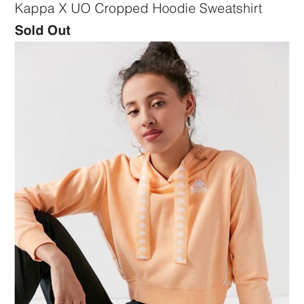 Kappa crop sweater (Peach)